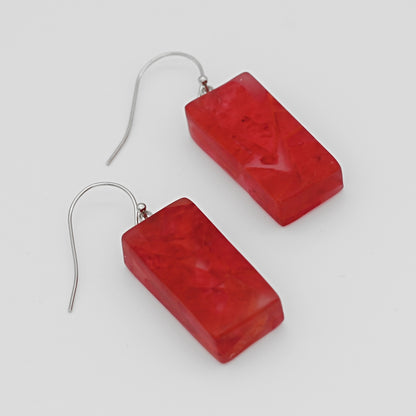 Red Vega Earrings