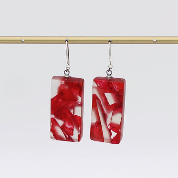 Red Vega Earrings