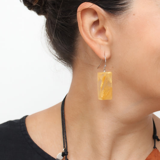 Yellow Vega Earrings