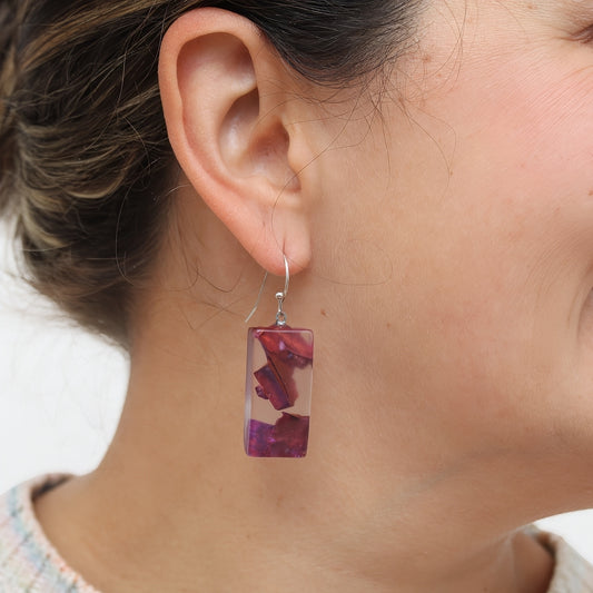 Purple Vega Earrings
