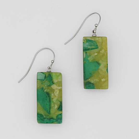 Green Vega Earrings