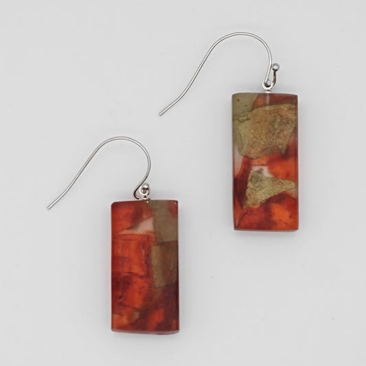 Orange Vega Earrings