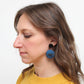 Blue Frosted Yanna Earrings