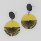 Yellow Frosted Yanna Earrings