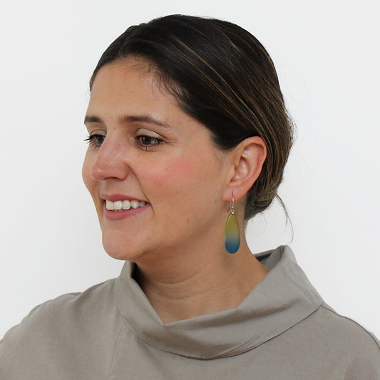 Green and Blue Bennett Earrings