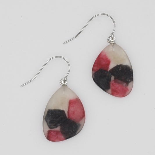Red Petula Earrings