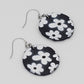 Paquerette Black and White Earrings