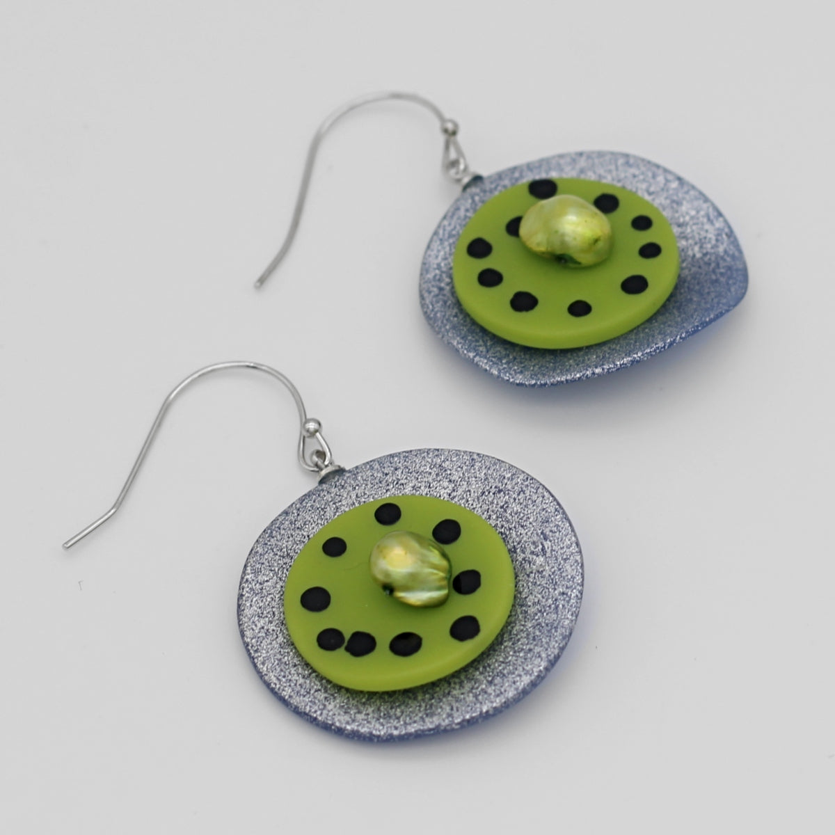 Green and Blue Reign Earrings