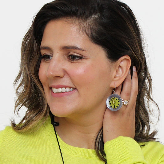 Green and Blue Reign Earrings