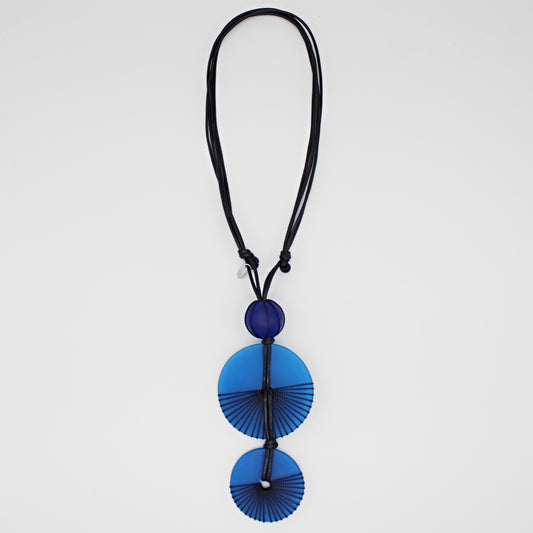 Blue Frosted Yanna Necklace