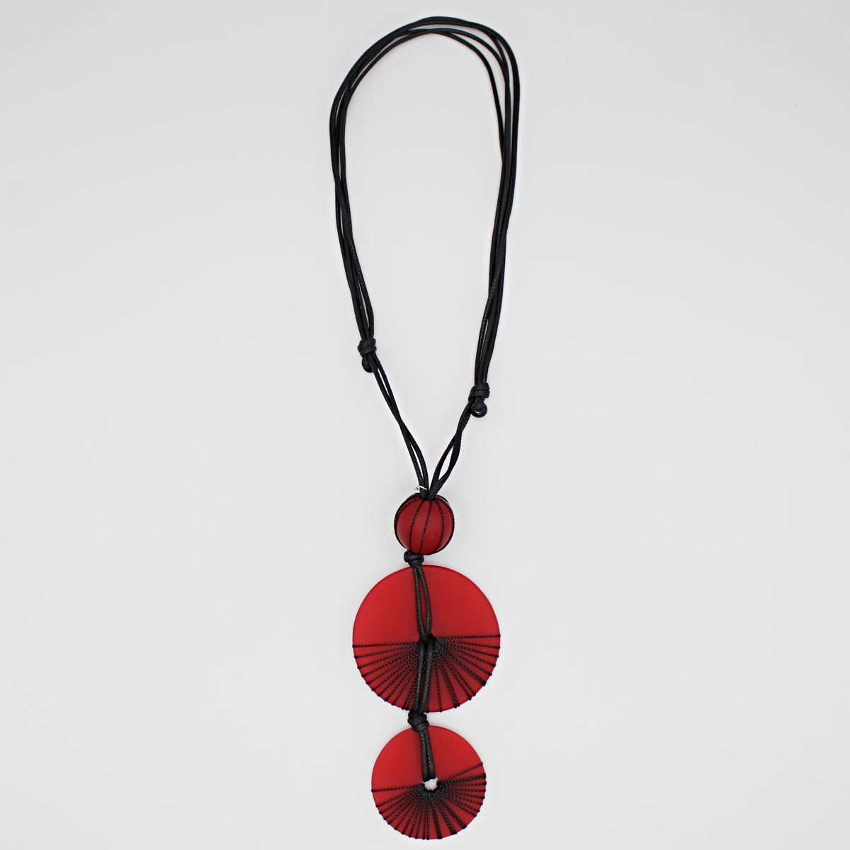 Red Frosted Yanna Necklace