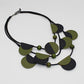 Green Verona Leather Necklace