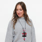Red and Black Bennett Pendant Necklace