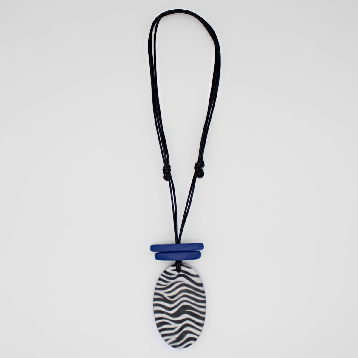 Blue Suky Zebra Pendant