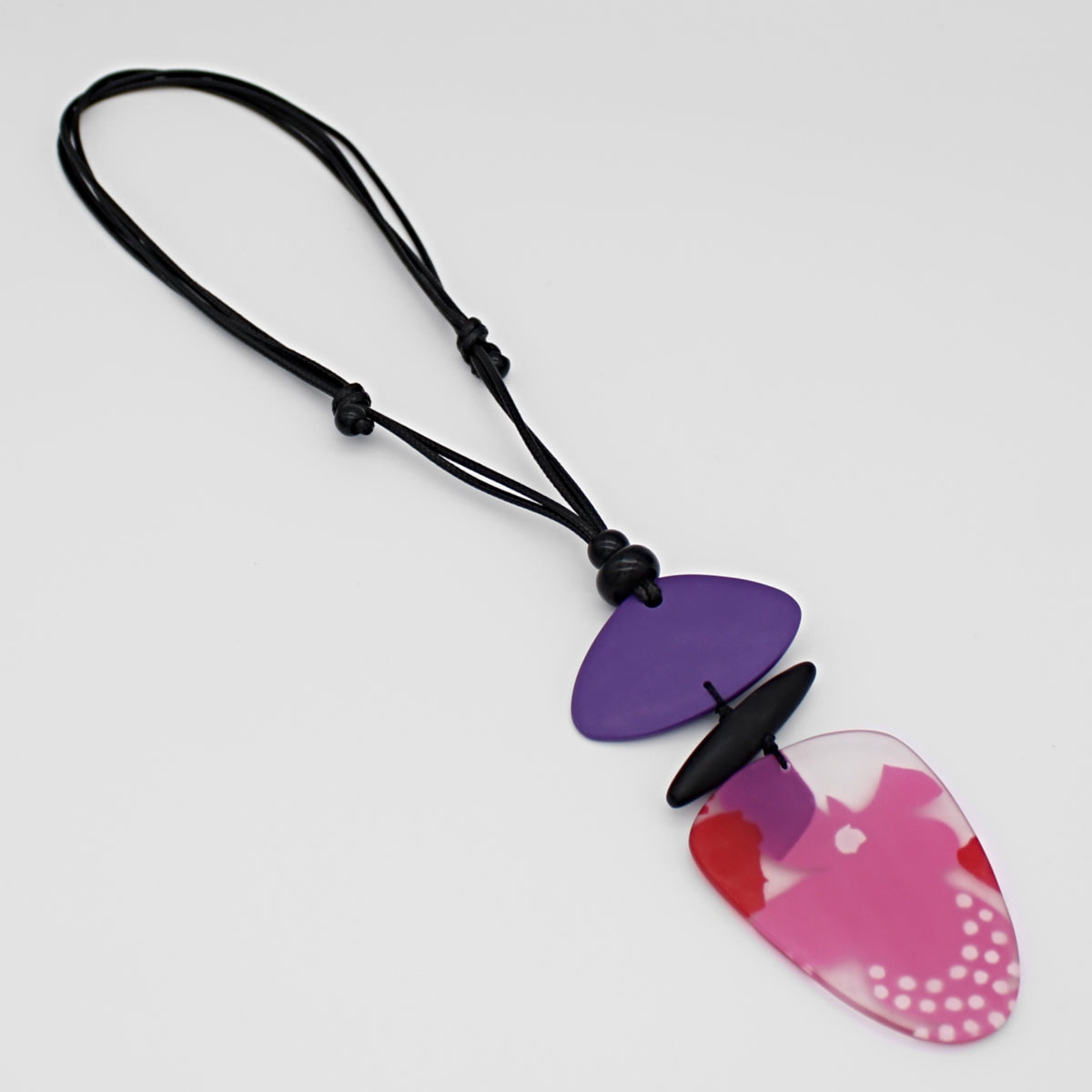 Pink and Purple Sia Pendant