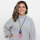 Pink and Purple Sia Pendant