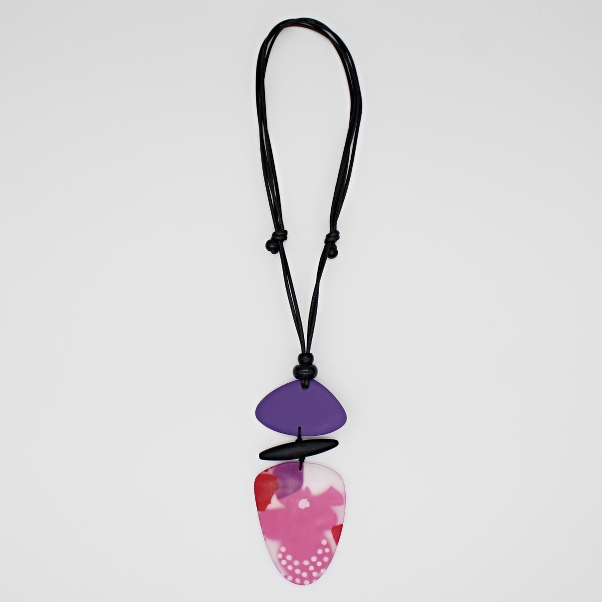 Pink and Purple Sia Pendant