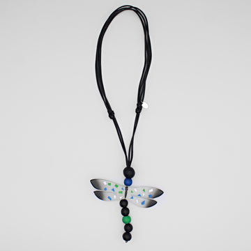 Blue Dragonfly Necklace