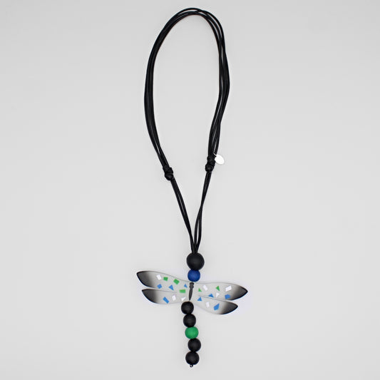 Blue Dragonfly Necklace
