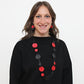 Red Catalina Leather Necklace