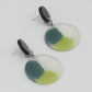 Green Camryn Post Earrings