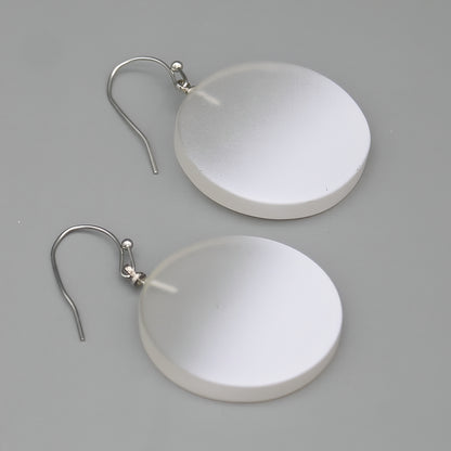 White Fantasy Ombre Earrings