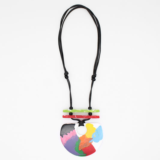 Multi Mi Sol Statement Pendant - Sylca Designs - Chunky Jewelry 