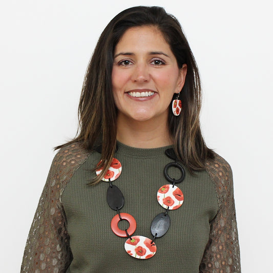 Artful Poppies Gracie Necklace
