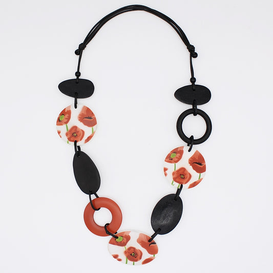 Artful Poppies Gracie Necklace