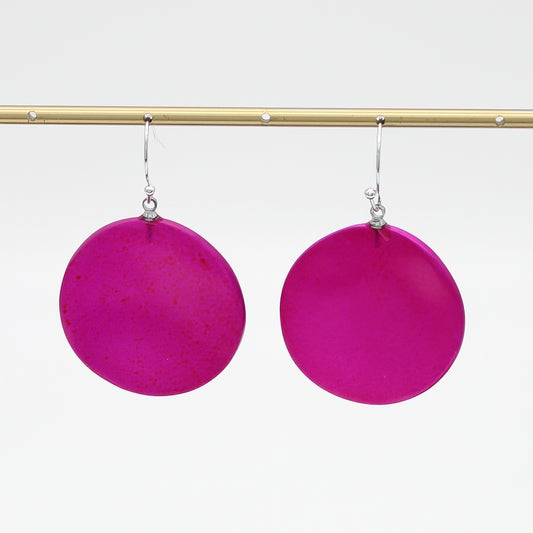 Fuchsia Opaline Drift Earrings