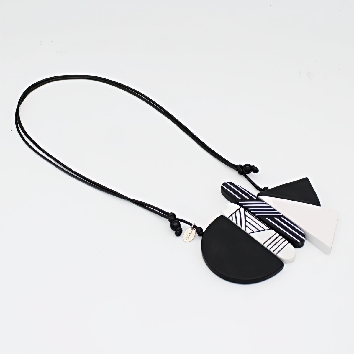 Monochromatic Ameli Pendant Necklace - Sylca Designs - Chunky Jewelry 