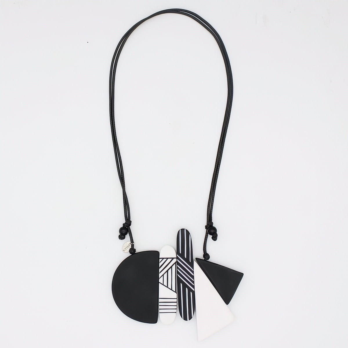 Monochromatic Ameli Pendant Necklace - Sylca Designs - Chunky Jewelry 