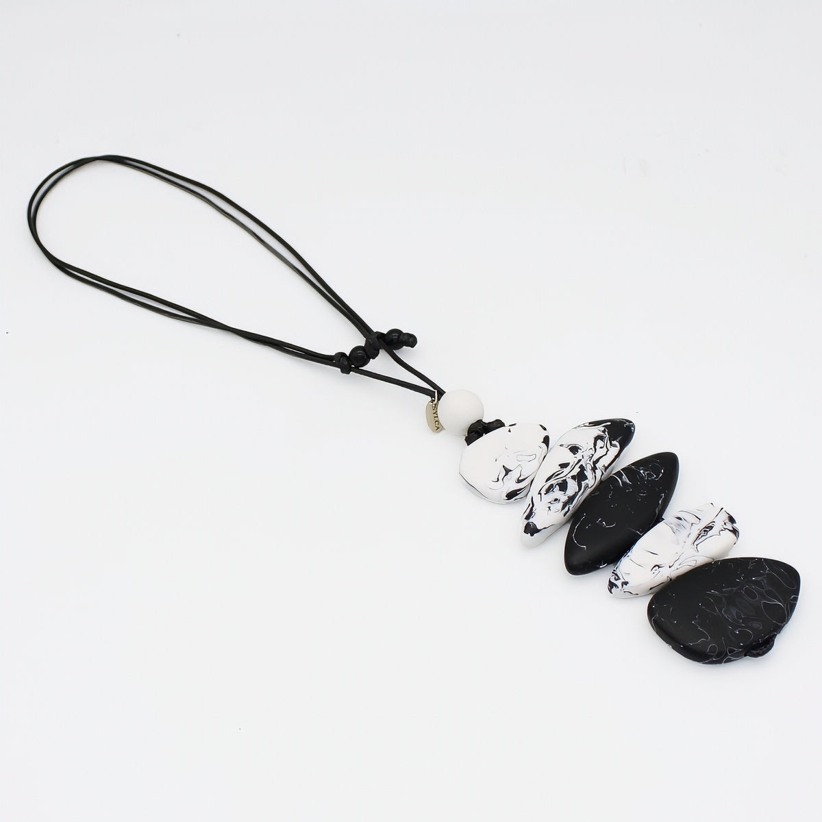 StoneStack Statement Pendant Necklace - Sylca Designs - Chunky Jewelry 