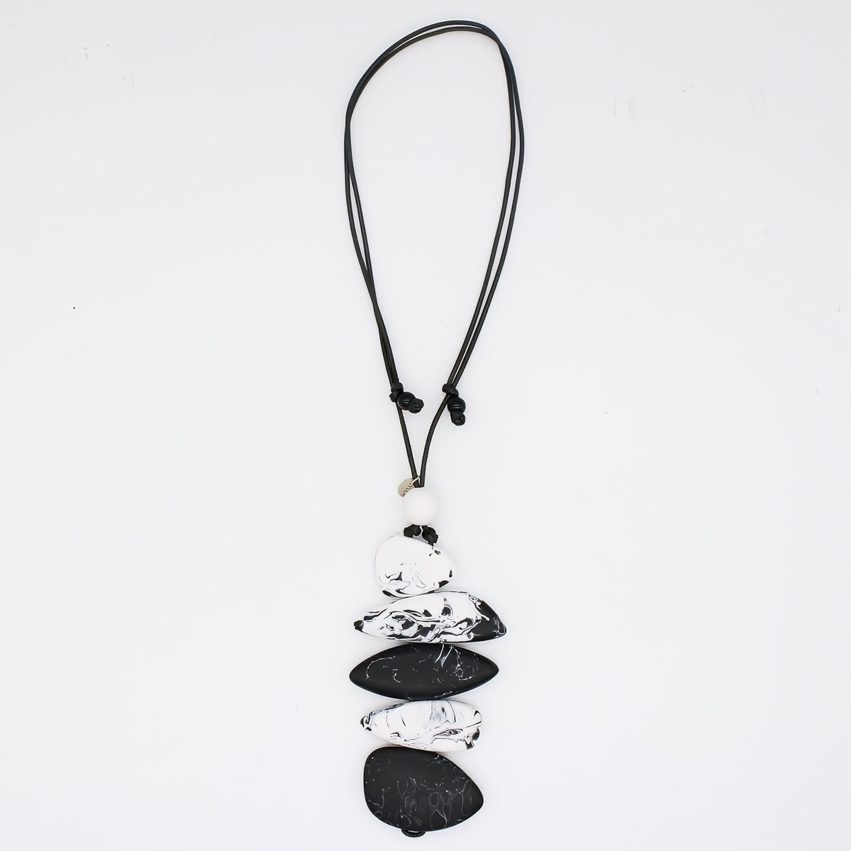 StoneStack Statement Pendant Necklace - Sylca Designs - Chunky Jewelry 