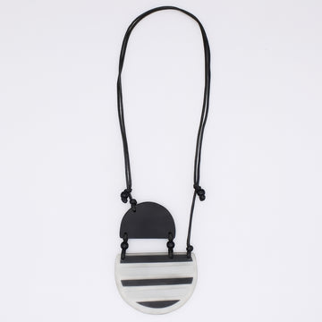 Black Contemporary Eleni Pendant