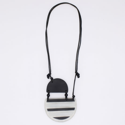 Black Contemporary Eleni Pendant