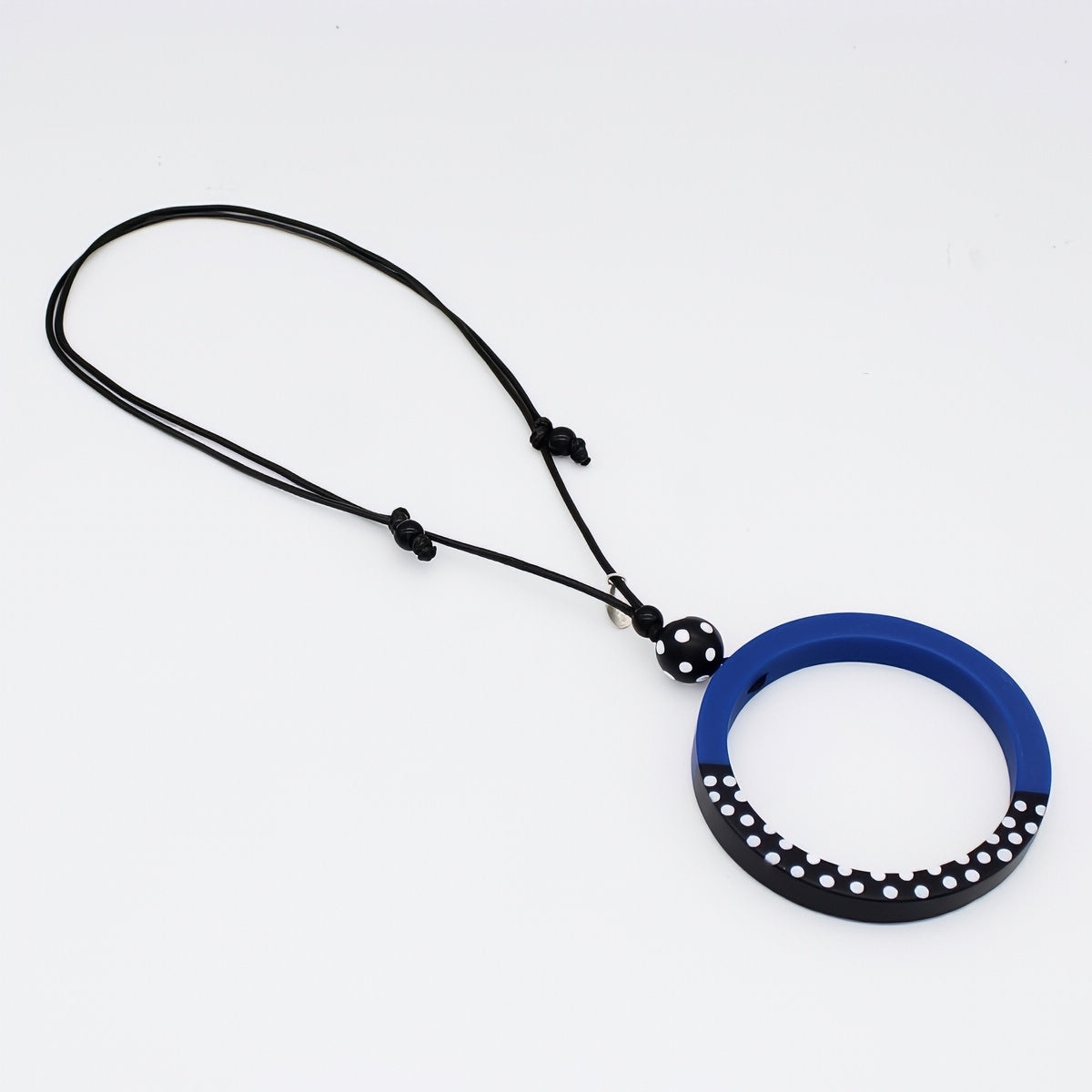 Blue Inez Pendant Necklace - Sylca Designs - Chunky Jewelry 