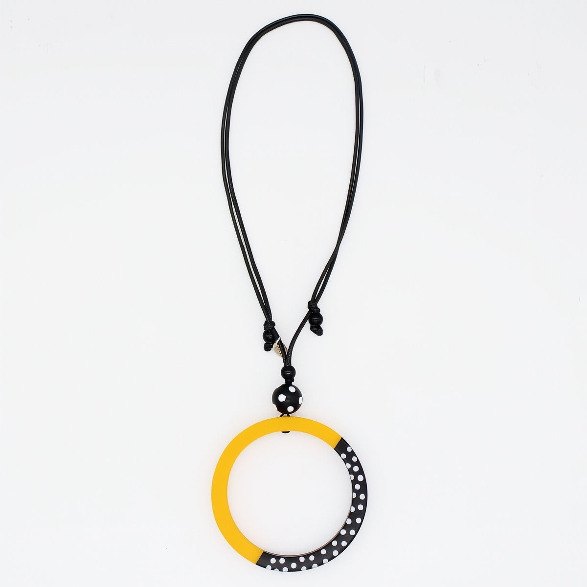 Yellow Inez Pendant Necklace - Sylca Designs - Chunky Jewelry 