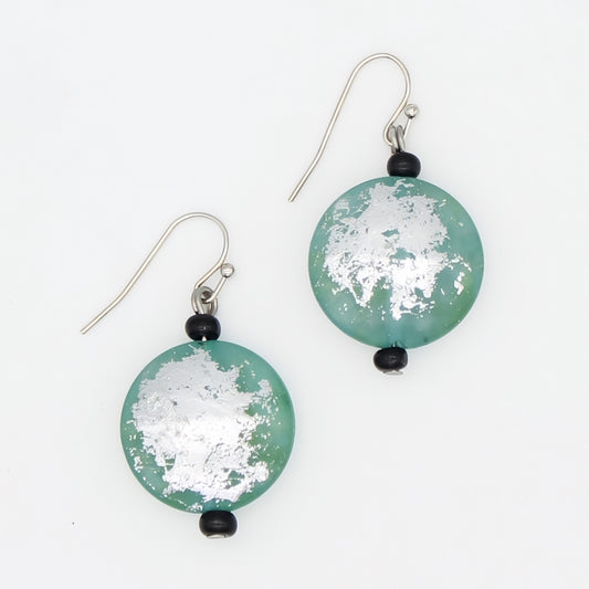 Seafoam Silver Drift Earrings