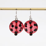 Red Polka Dot Drift Earrings