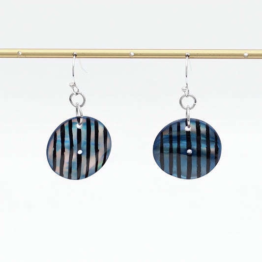 Blue Jessa Dangle Earrings