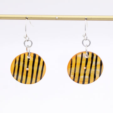 Yellow Jessa Dangle Earrings
