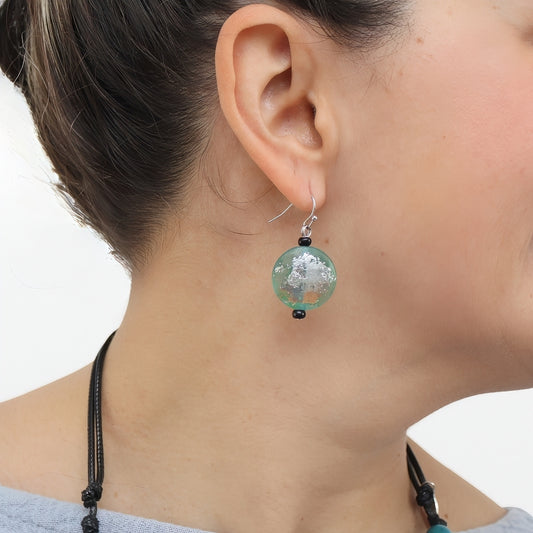Seafoam Silver Drift Earrings