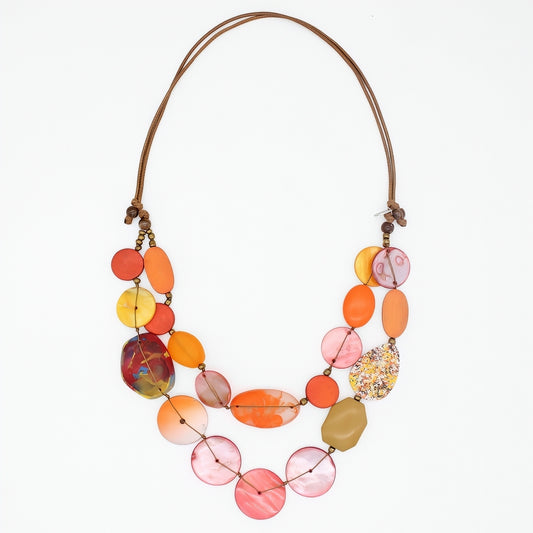 Orange Island Nomad Dual Strand Necklace