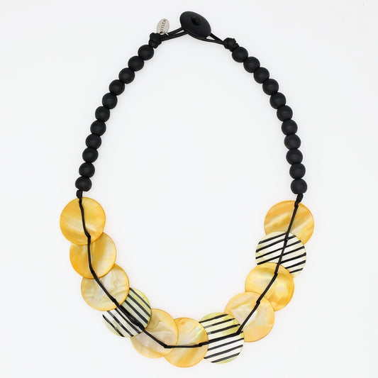 Yellow Jessa Collar Necklace