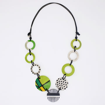 Green Bree Link Necklace