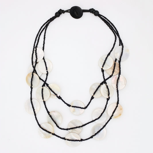 Ivory Sky Dream Bib Necklace