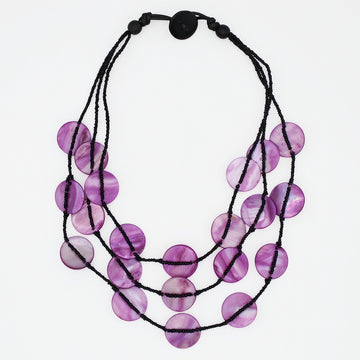 Purple Sky Dream Bib Necklace