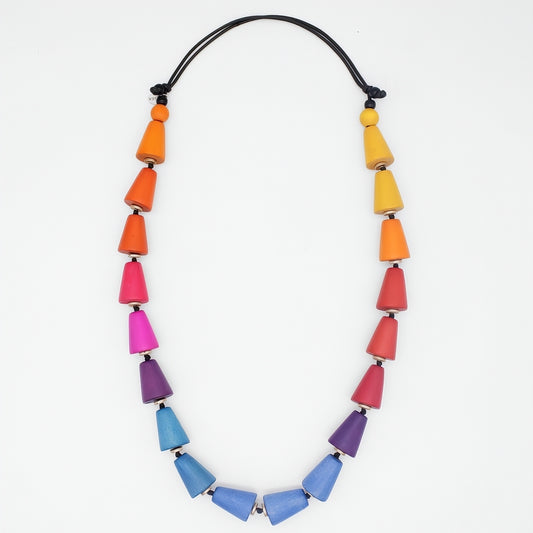 Zariah Multi Color Ombre Necklace