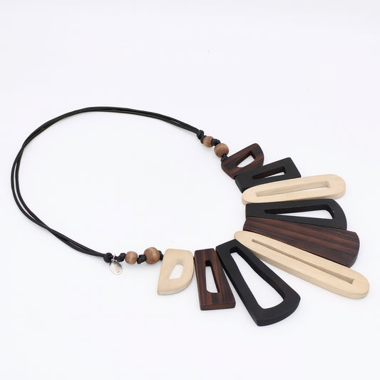 Brown Boho Bloom Necklace